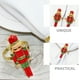 thumbnail image 3 of KAKOWELY 4 anillos para servilletas navideños de aleación con forma de cascanueces, hebillas para servilletas de tela, decoración para mesas de cenas y fiestas navideñas., 3 of 5
