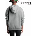 thumbnail image 6 of ARRIA by Kiss Satin-Lined Hoodie – Oversized Hoodie for Frizz Free Hair, Comfy Premium Cotton Sweatshirt, Women’s Fashion Hoodie, Fall Winter & Spring Trendy Essential Pullover (Medium, Gray), 6 of 6