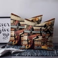 thumbnail image 2 of 20x20 Pillow Covers Set of 2, African Women Throw Pillow Covers Decorative Couch Cushion Case, Black Boho Tradition Ethnic Southwest Microfiber Square Pillowcases for Bedroom Car Living Room, 2 of 7