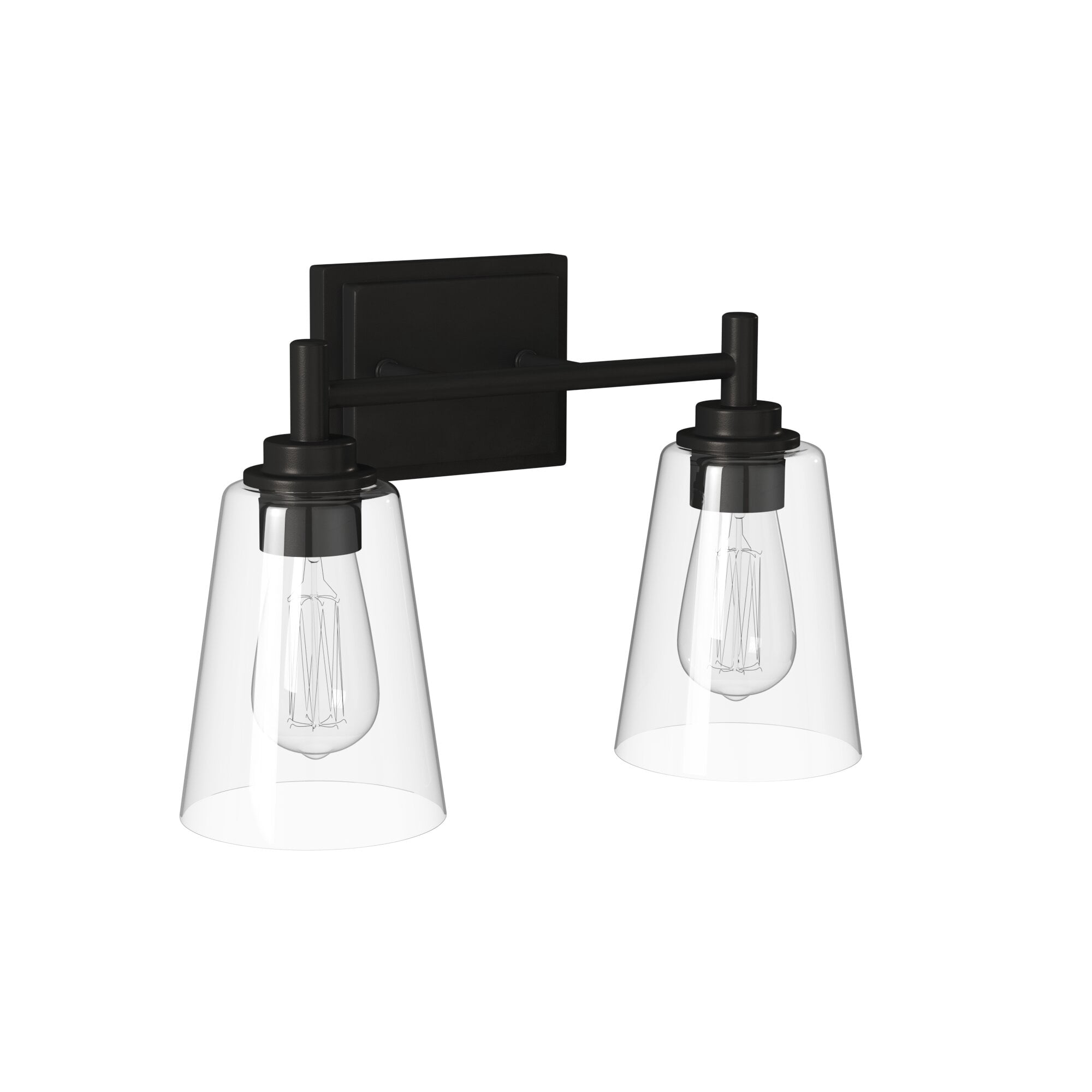 95702-MB-Designers Fountain-Westin - Two Light Bath Bar-Matte Black Finish