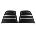 thumbnail image 2 of 2pcs Side Window Louver ABS Wearproof Air Vent Scoop Shades Cover Replacement for Dodge Charger 2011‑2021Black, 2 of 9