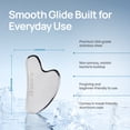 thumbnail image 5 of Plantifique Stainless Steel Gua Sha Facial Tool, Face Massager for Lymphatic Drainage, 5 of 9