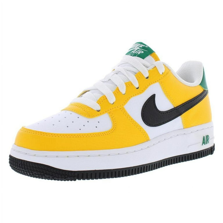 Nike Air Force GS Girls Shoes Size 6, Color: University Gold