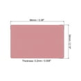 thumbnail image 2 of Uxcell Metal Business Cards Blank Name Card Laser Engraving Aluminum with Adhesive, Pink 25 Pack, 2 of 6