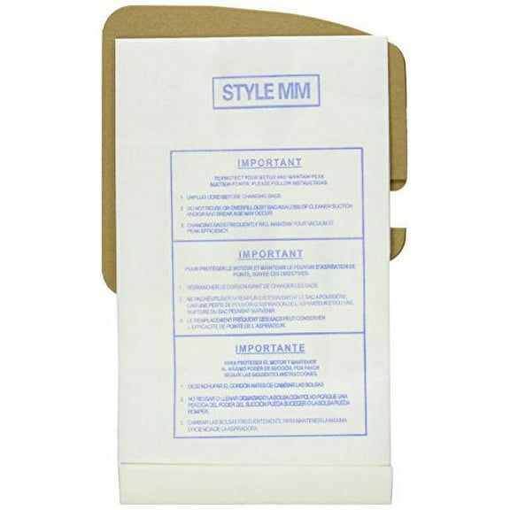 9 Eureka Allergy Mighty Mite Vacuum Style MM Bags, Canister Limited, Sanitaire V