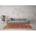thumbnail image 3 of Ahgly Company Indoor Round Persian Brown Traditional Area Rugs, 4' Round, 3 of 4