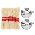 thumbnail image 1 of MasteelfCA 1 Set Oil Lamp Wick Practical Butter Lamp Wick Wooden Wicks Oil Light Wicks, 1 of 8