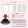thumbnail image 5 of Aislor Kids Girls Sleeveless Shiny Ballet Dance Leotard Tutu Mesh Dress Ballroom Costumes 4-14, 5 of 7