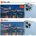 thumbnail image 3 of [2+2 Pack] We Life Compatible with iPhone 13 Pro Screen Protector with Camera Lens Protector, [9H+ Tempered Glass] [Military-Grade Drop Protection] HD Clear, Anti-Scratch, 3 of 7