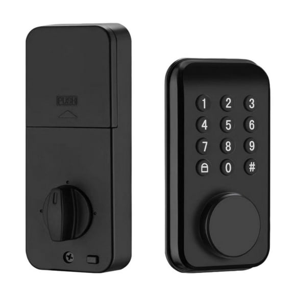 Fingerprint Door Lock,Intelligent Fingerprint Lock Keypad Combination Lock Water Proof Door Lock Automatic Fingerprint Lock Warehouse Door Lock Tuya Intelligent Lock,Door Locks with Keypads