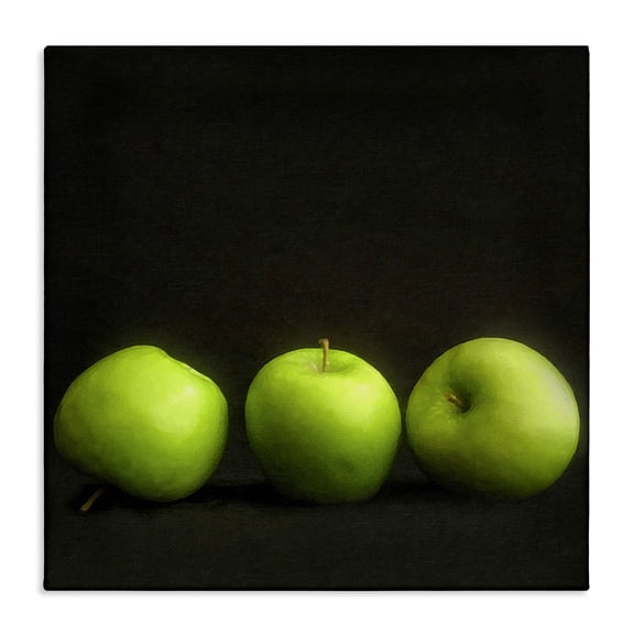 Stupell Industries Transitional Apple Trio Still Life Canvas Art, 30 x 30, by Graffitee Studios