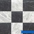 thumbnail image 4 of The Tile Life Checkmate 4" x 4" Nero Marquina Honed Italian Marble Tile Sample 1 Piece, 4 of 17
