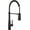 Matte Black, variant on Delta 9613-Dst Essa 1.8 GPM Single Hole Pre-Rinse Pull Down Kitchen Faucet - Black