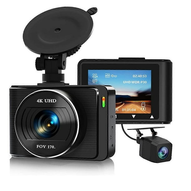 Car Dash Camera, 4K 1080p Dash Cam Front Rear WiFi Recorder Camera for Cars with App Control, G-Sens