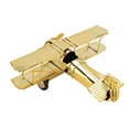 thumbnail image 2 of Biplane Aircraft Model, Vintage Iron Plane Model Collectible Airplane Desktop Decoration For Home Office Cafe Gallery, 2 of 7