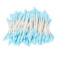 thumbnail image 2 of 100pcs Makeup Double Tip Swab Disposable Colorful Double Precision Tips Cotton Swabs Cosmetic Swab for WomenBlue, 2 of 4