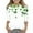 Green-4, variant on St Patricks Day 3/4 Length Sleeve Girls T Shirts Size 14-16 Round Neck Girl Shirts Green Shamrock Clover Irish Tees Raglan Kid Irish Saint Tee Top