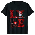 thumbnail image 3 of Love Christmas-ropa Y2k para mujer, Tops Vintage Harajuku para mujer, ropa de calle informal a la moda, camisetas de manga corta con cuello redondo, 3 of 5