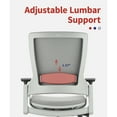 thumbnail image 6 of Furniture of America Inek Ergonomic Office Chair, Gray and White, 6 of 7