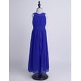 thumbnail image 5 of Alvivi Flower Girls Chiffon Dress Wedding Bridesmaid Maxi Gown Party Prom Costume 4-16, 5 of 7