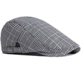 thumbnail image 3 of SikaFu Berets Men Women Spring Summer Beret Hat Male Female Adjust Ivy Newsboy Flat Cap Vintage Plaid Artist Painter Beret Cap, 3 of 6