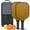 Black-4, variant on Pickleball Paddles Set Of 2, Fiberglass Surface, Wood Grain Print, 4 Balls & Bag