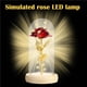 thumbnail image 2 of Rosa Artificial Flor Falsa Luz Led Decoración Para El Hogar En Cúpula De Vidrio Para Cumpleaños, Día De Acción De Gracias, Día De San Valentín Y Día De La Madre Yuarrent HA022749-00, 2 of 7