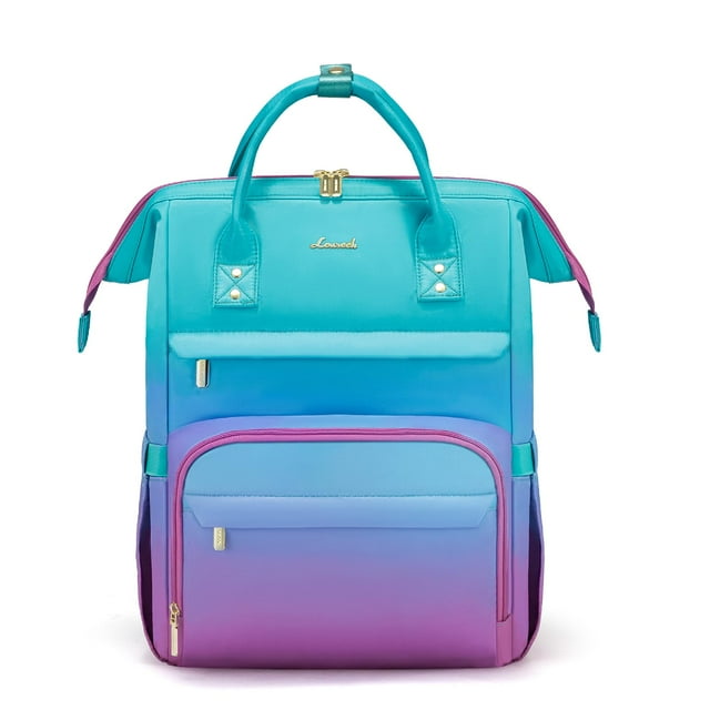 Mochila para portátil LOVEVOOK Gradient 17.3 pulgadas a prueba de agua para mujer