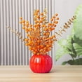 thumbnail image 4 of BinKFF Fall Flowers Decoration - Creative Pumpkin Shape Plastic Vase for Flower Dry Flower Hydroponic Planter Decorative Vase for Home Room Office Party Wedding-Orange, 4 of 8