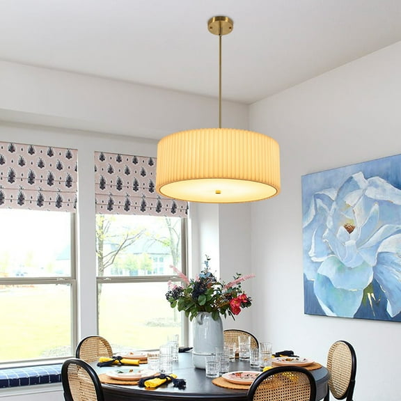 Miumaeov Modern Hanging Lamp Round Pendant Light Ceiling Lmap For Dining Table Chandelier Living Room Fixture E26