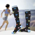 thumbnail image 4 of 3 Paires de Chaussettes de Compression pour Hommes et Femmes 20-30mmHg Dème Diabète Varices Infirmière Chaussettes de Compression Course, 4 of 6