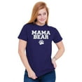 thumbnail image 3 of Mama Bear Paw Print Cute Mothers Day Women's Graphic T Shirt Tees Brisco Brands L, 3 of 6