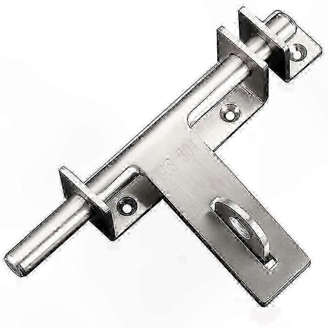 Durable Stainless Steel Sliding Door Lock with Reversible Bolts and Latch Mechanism