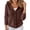 Coffee, variant on Fall Cardigans for Women Hooded Sweater Soft Knit Button Up Long Sleeve Cardigan Yellow S