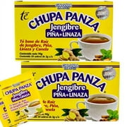 Tea CHUPA Panza, Tea Based ONGINGER Root, PINNEAPPLE, Flaxseed & Cinnamon (30 Tea Bags/0.10 oz Each) - SET OF 2