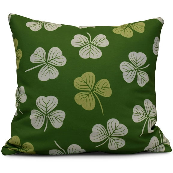 Simply Daisy 16" x 16" Lucky Holiday Floral Print Pillow