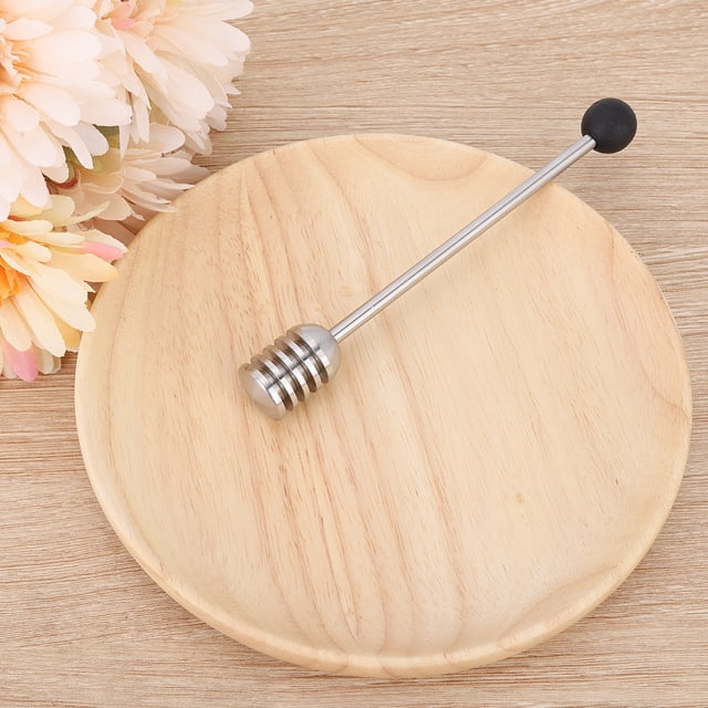 Cuchara de miel hogar Acero inoxidable 304 Cuchara de miel Dipper Agitador Mezclador Palillo Cocina Cocina Herramienta ANGGREK Otros