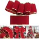 thumbnail image 1 of AIMUDI Cinta con alambre de terciopelo champán de 2,5 pulgadas, cinta navideña champán con alambre, cinta dorada champán para árbol de Navidad, coronas, guirnaldas, envoltorios de regalos, guirnaldas,, 1 of 4