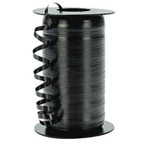 3/16" Wedding Balloon Curling Crimped Ribbon  -Black
