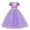Light Purple, variant on Kids Girls Princess Long Maxi Puffy Dress Halloween Christmas Cosplay Fancy Dress up Birthday Party Carnival Evening Pageant Prom Ball Gown