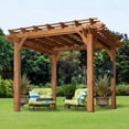 thumbnail image 1 of Backyard Discovery 10'x10' Cedar Pergola, 1 of 8