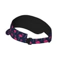 thumbnail image 2 of Fotbe Cute Flamingo Visera Deportiva con Diseño, Gorra Abierta Ajustable de Algodón para Mujer y Hombre, 2 of 7