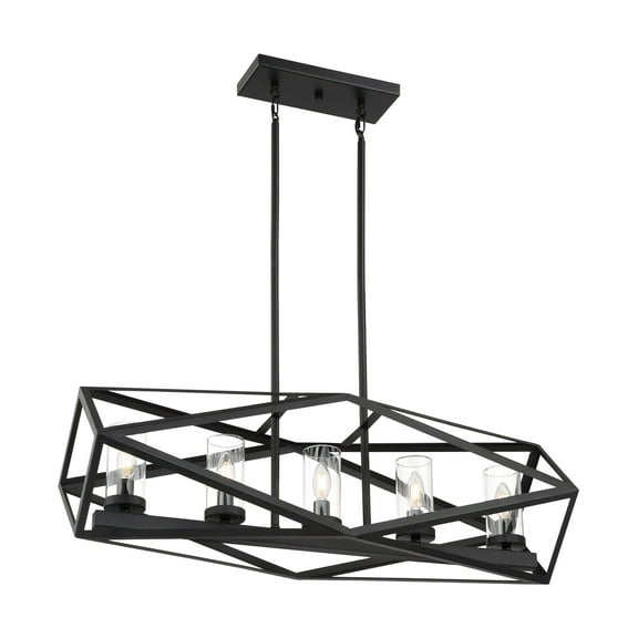 Nuvo Lighting - Zemi-5 Light Island in Traditional Style-11 Inches Wide by 11