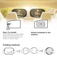 thumbnail image 5 of Yuyamidu Monkey Car Window Shades for Baby Space Side Car Window Shades Sun and Moon Car Window Covers 2 PCS Window Shade Sun Protection and Sun Shade Blocker Glare Shield Protection, 5 of 7