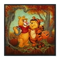 thumbnail image 2 of Winnie the Pooh Tigger Halloween punto de cruz completo 11CT algodón DIY impreso Kits FLhrweasw Nuevo, 2 of 9