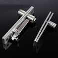 thumbnail image 4 of Door Pivot Hinge, 2pcs 360 Degree Rotation Hidden Door Shaft Pivot Hinges(130 X 25 Mm), 4 of 5