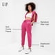 thumbnail image 2 of Pantalones Joggers de Forro Polar con Logo para Mujer GAP, Negro XXL, 2 of 2