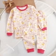 thumbnail image 2 of TOWED22 Baby Toddler Kids Viscose from Bamboo Pajamas Set Soft Pjs 2pcs Fall Winter Sleepwear 6-12 Months 12-24 Months 2t 3t 4t 5t 6t 7t 8t 9t Children,Pink,1-2 Y, 2 of 4