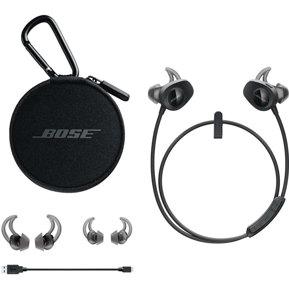 Prisnedsættelse Idol indre Bose SoundSport Wireless Sports Bluetooth Earbuds, Black - Walmart.com