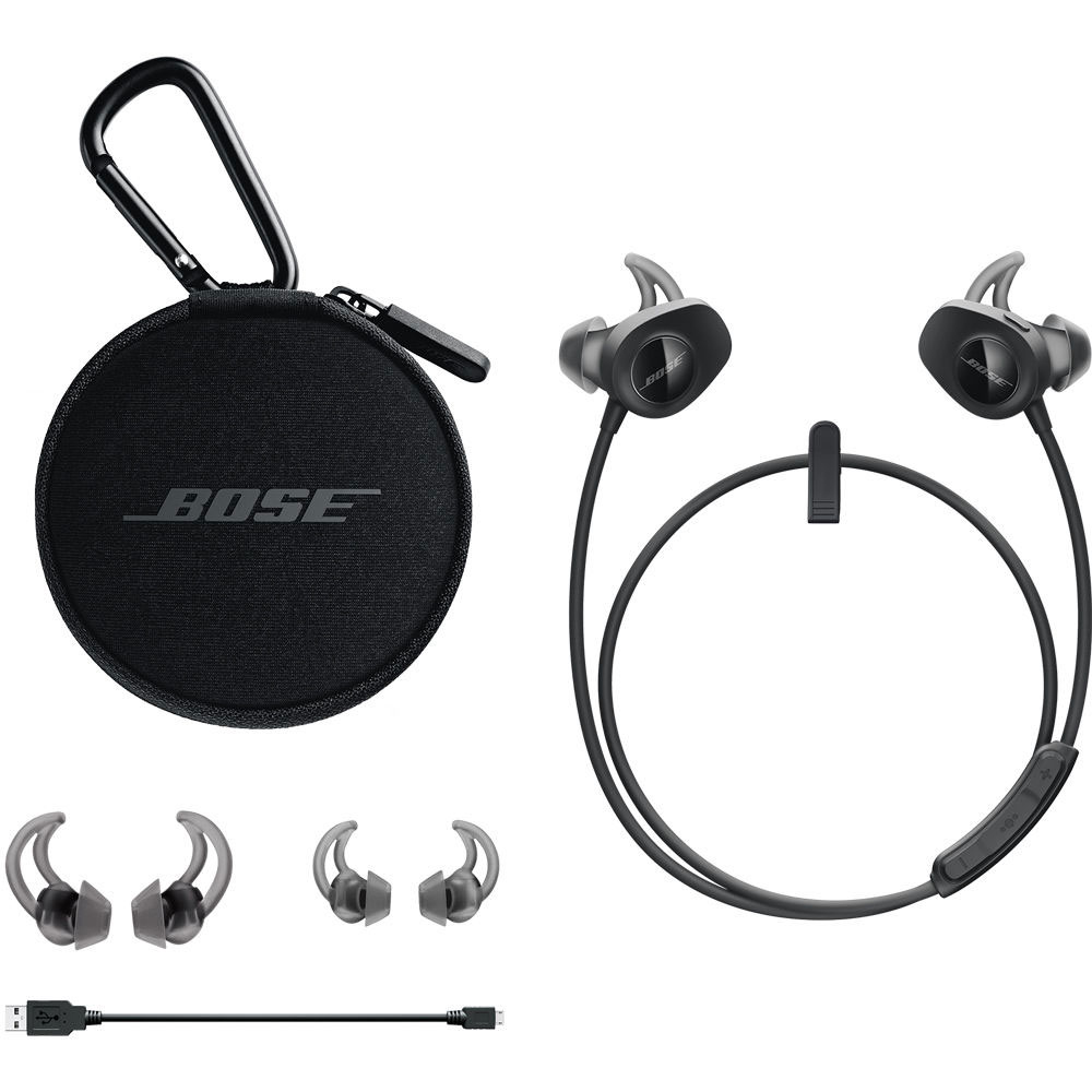 Bose SoundSport Wireless Sports Bluetooth Earbuds, Black - image 6 of 11